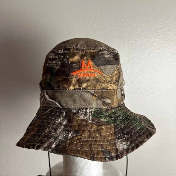 Mission Real Tree Enduracool Bucket Hat Camo OSMF - Picture 1 of 6